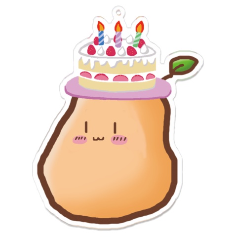 じゃがいもくんアクリルキーホルダー(まいたけCh3周年記念バージョン)