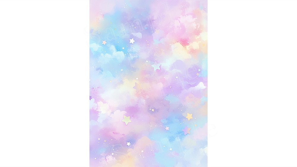 【web/印刷用】夢かわいいイラスト背景素材【無料あり】