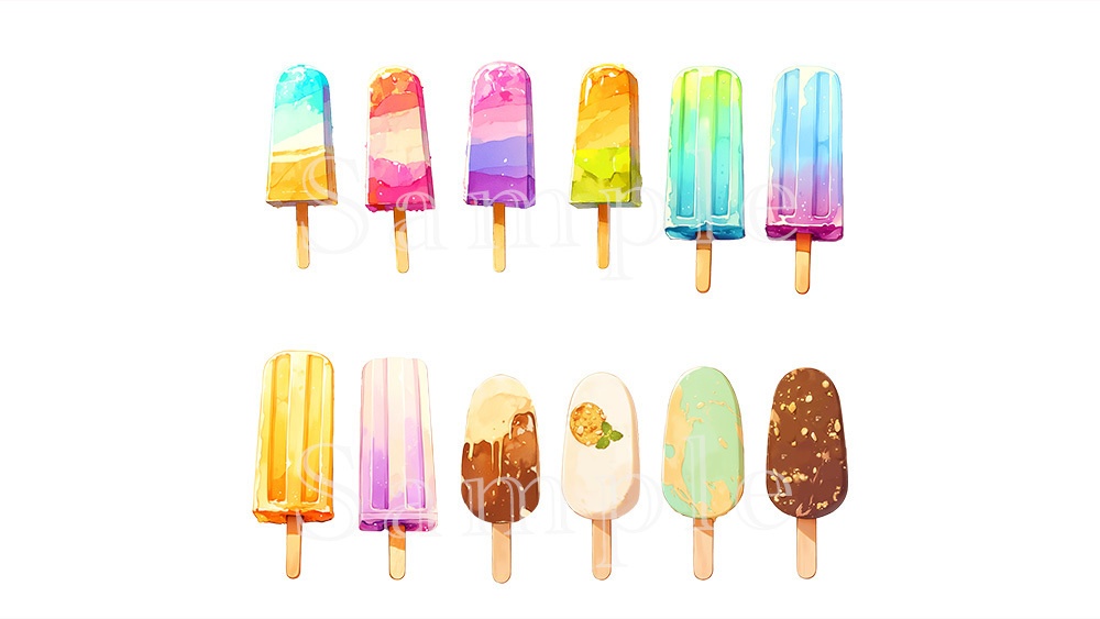 【web用】アイスイラスト素材集【無料あり】