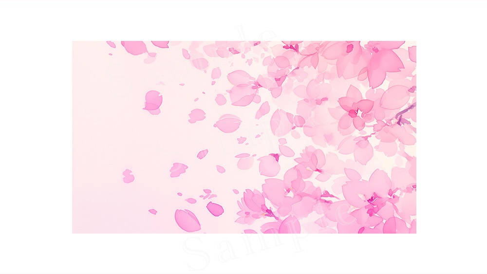 【web/印刷用】春・桜背景素材【無料あり】