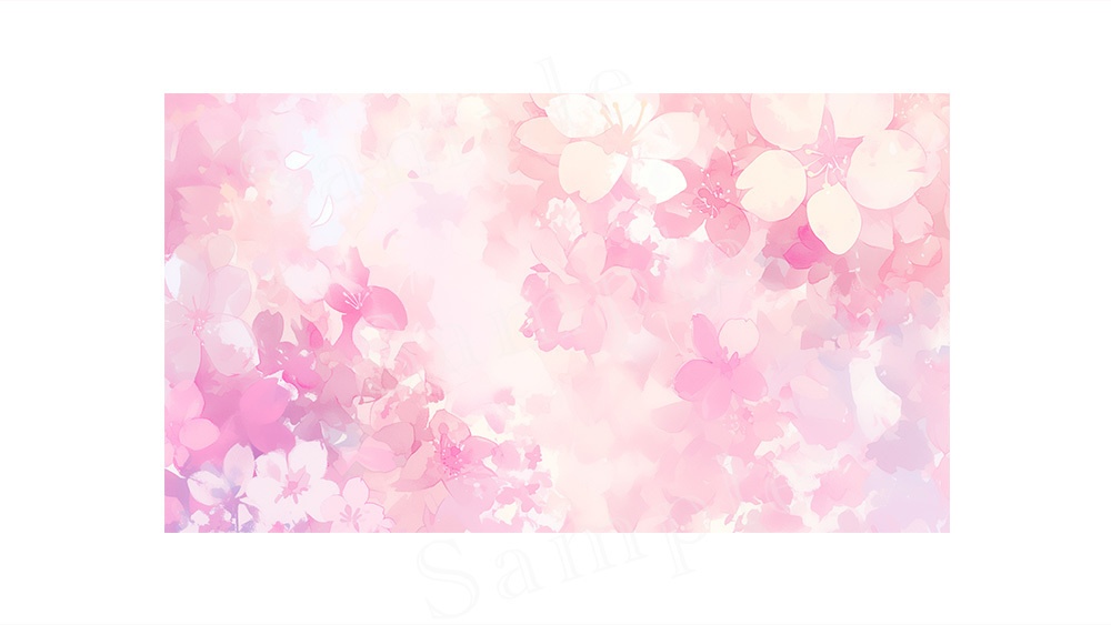 【web/印刷用】春・桜背景素材【無料あり】