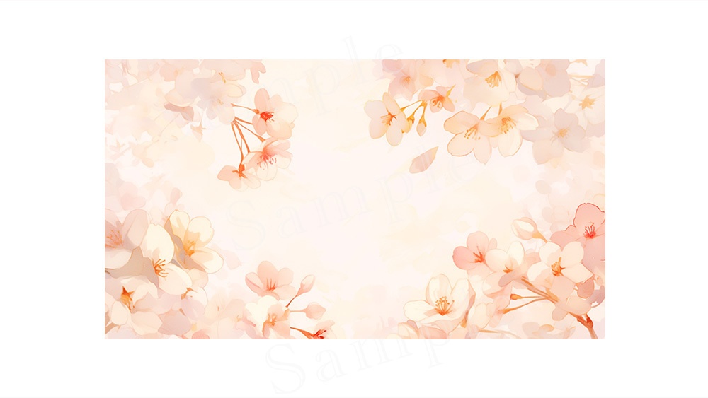 【web/印刷用】春・桜背景素材【無料あり】