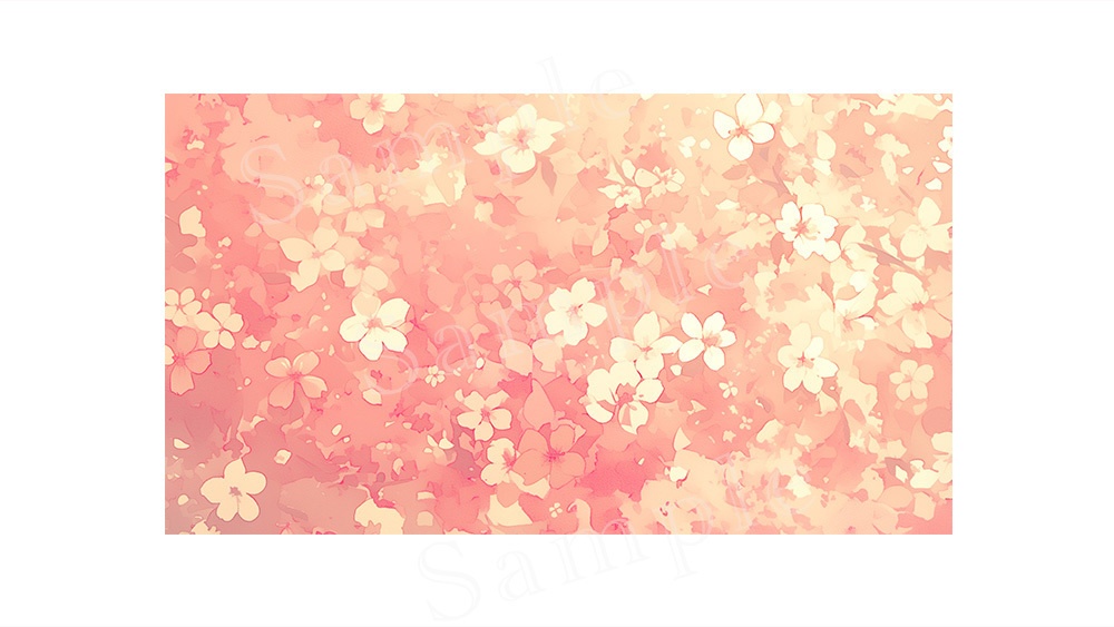 【web/印刷用】春・桜背景素材【無料あり】