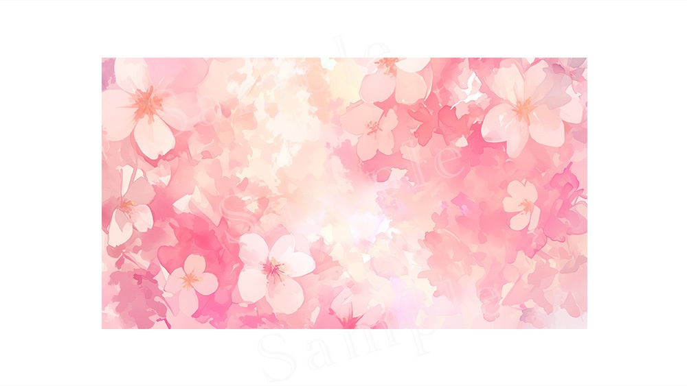 【web/印刷用】春・桜背景素材【無料あり】