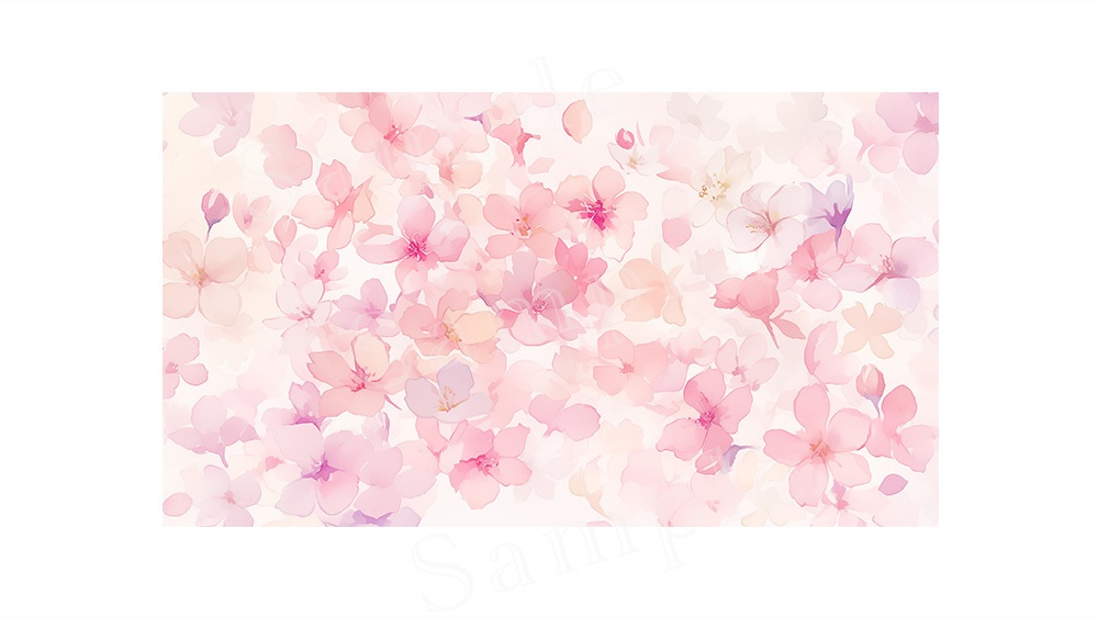 【web/印刷用】春・桜背景素材【無料あり】