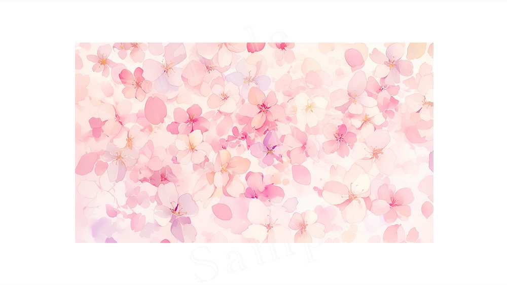 【web/印刷用】春・桜背景素材【無料あり】