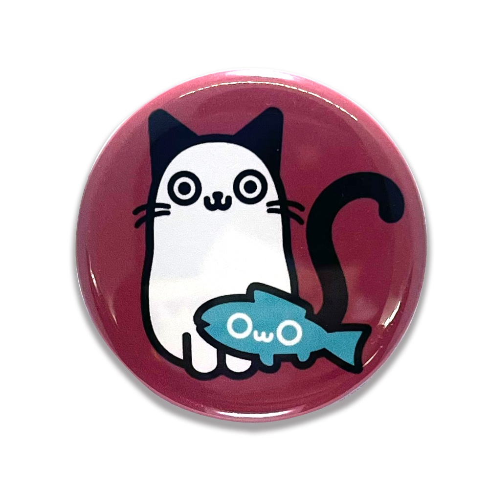 缶バッチ 猫