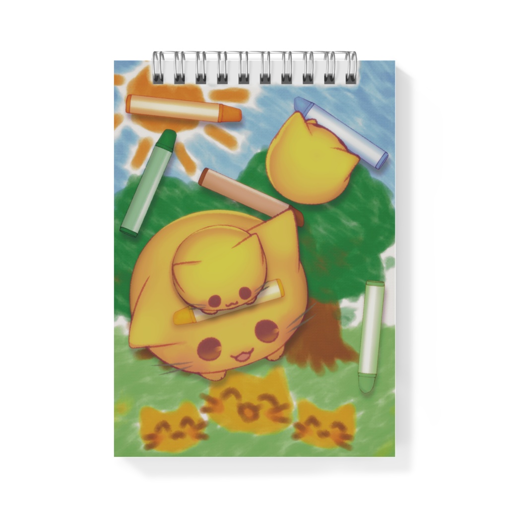 お絵かきblobcatのメモ帳 (A6)