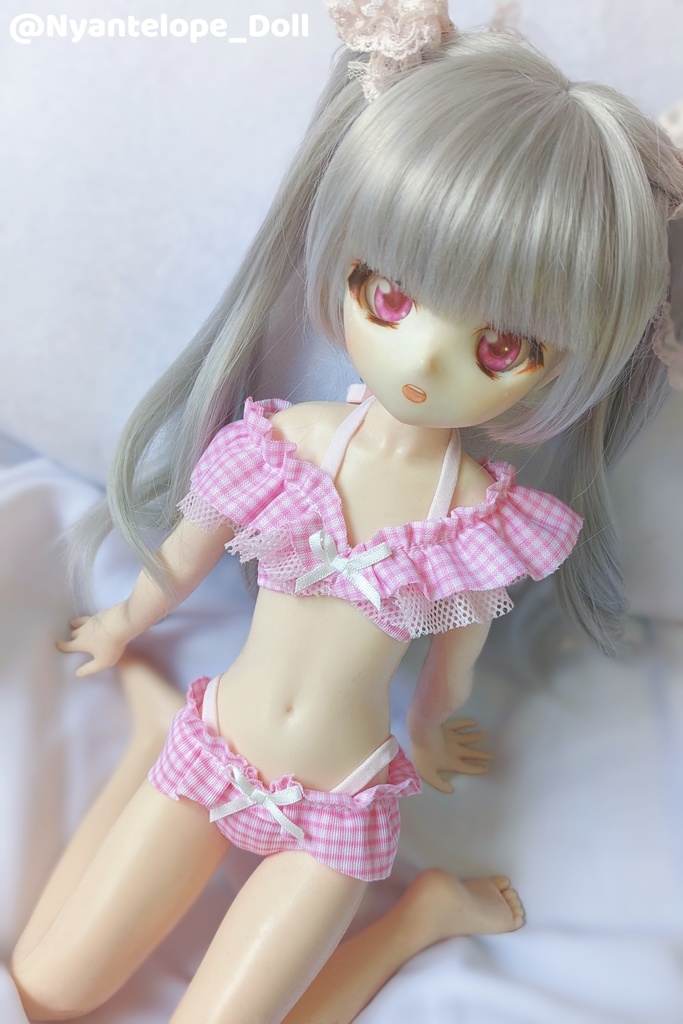 MDD フリル水着(ピンク) 【Nyantelope】