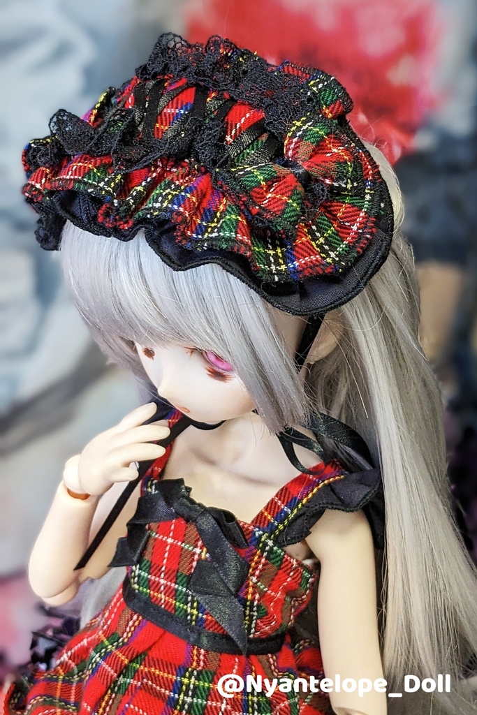 MDD タータンチェックのワンピースセット 【Nyantelope】