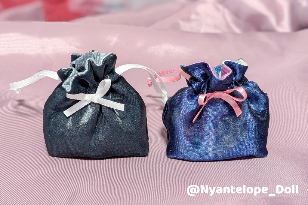 洋花のお嬢様浴衣(黒)【Nyantelope】MDD 浴衣 巾着