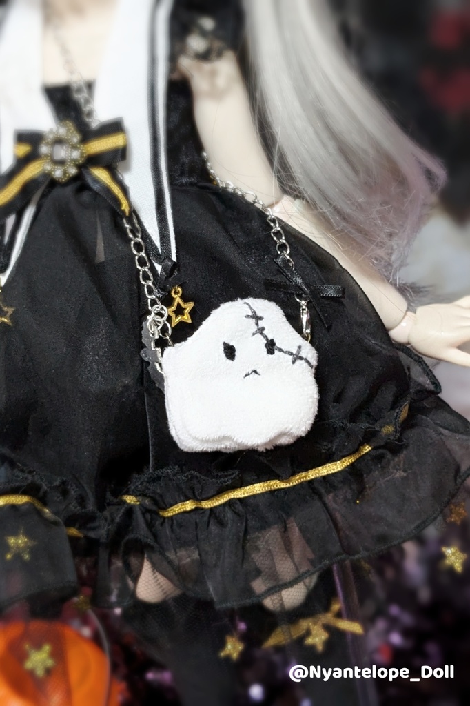 おばけちゃんポシェット【Nyantelope】ドール ぬいぐるみ バッグ