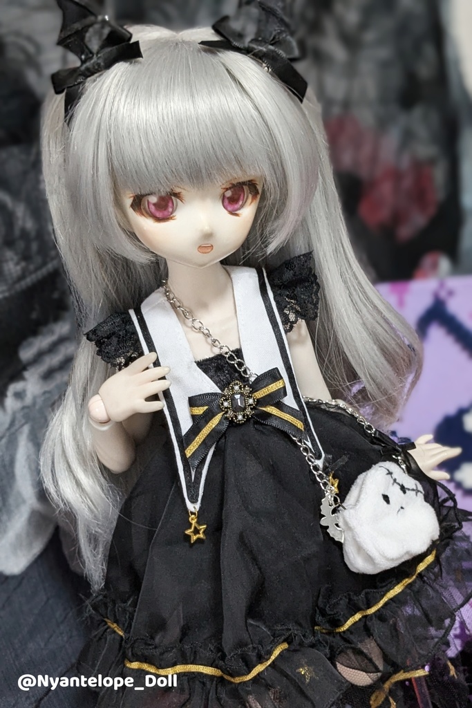 おばけちゃんポシェット【Nyantelope】ドール ぬいぐるみ バッグ