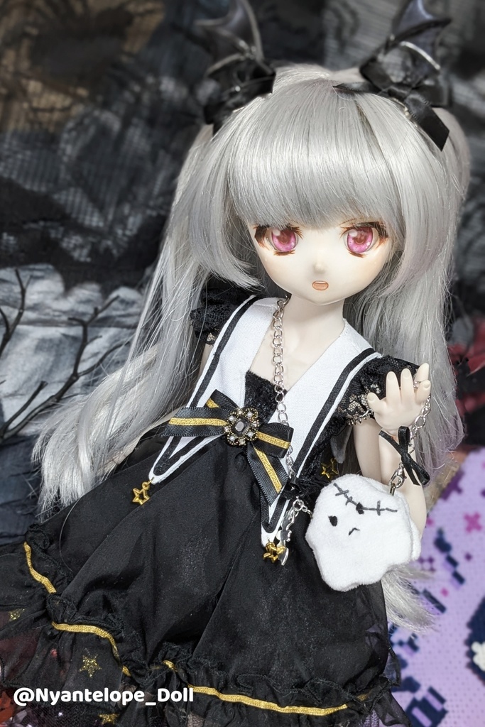 おばけちゃんポシェット【Nyantelope】ドール ぬいぐるみ バッグ