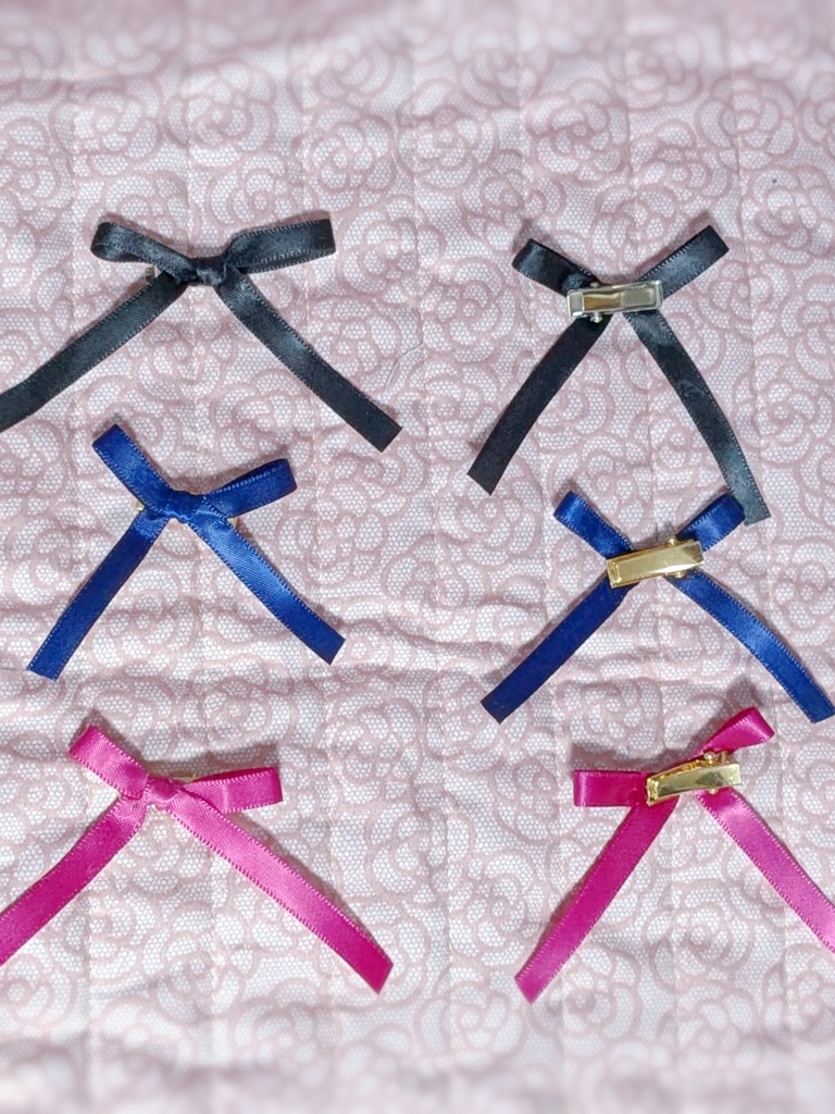 シンプル細リボンクリップ 【Nyantelope】 MDD DD ドール