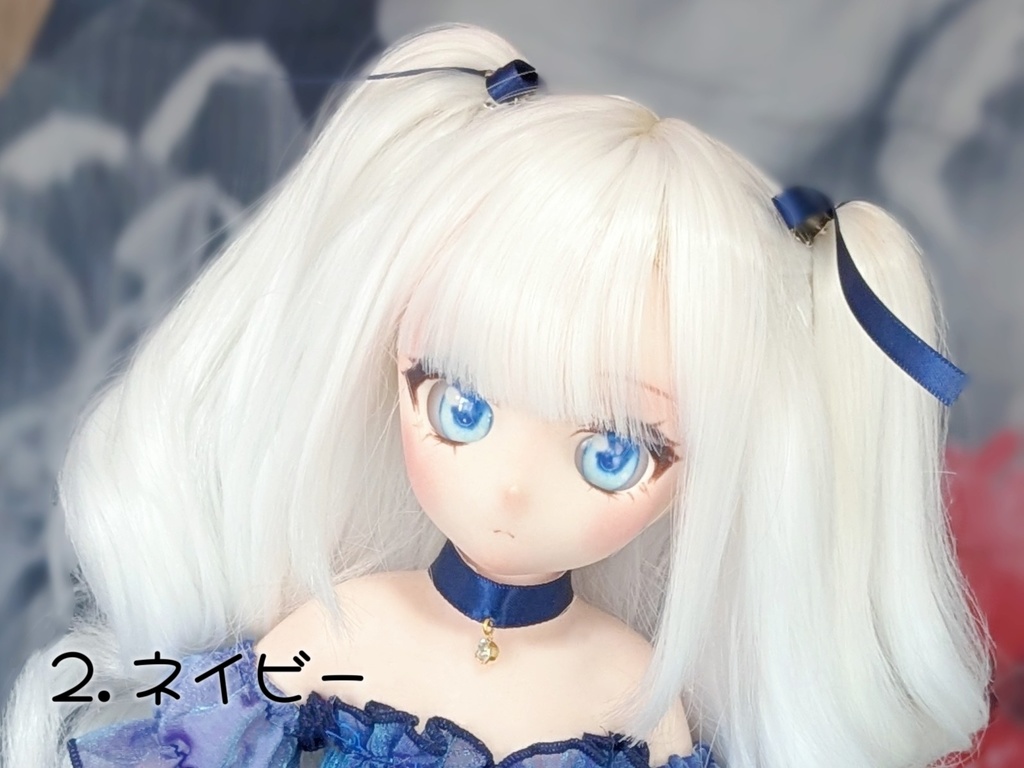 シンプル細リボンクリップ 【Nyantelope】 MDD DD ドール