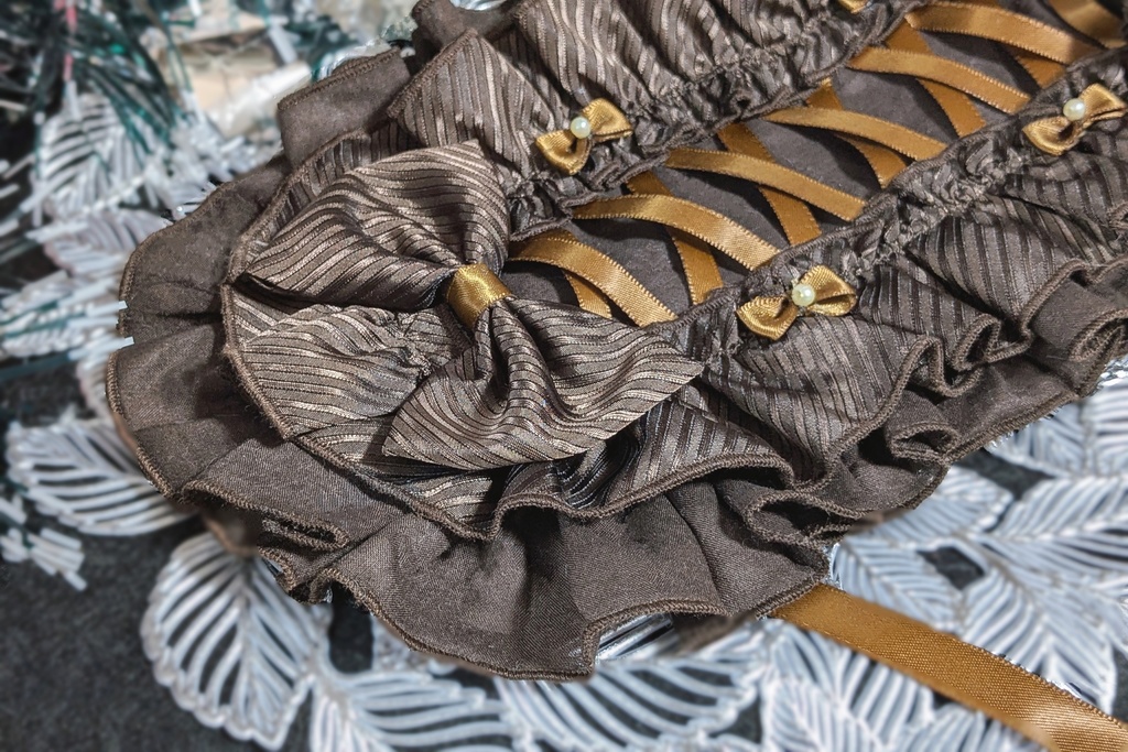 ビターチョコレートヘッドドレス【Nyantelope】 ロリータ クラロリ ロリィタ