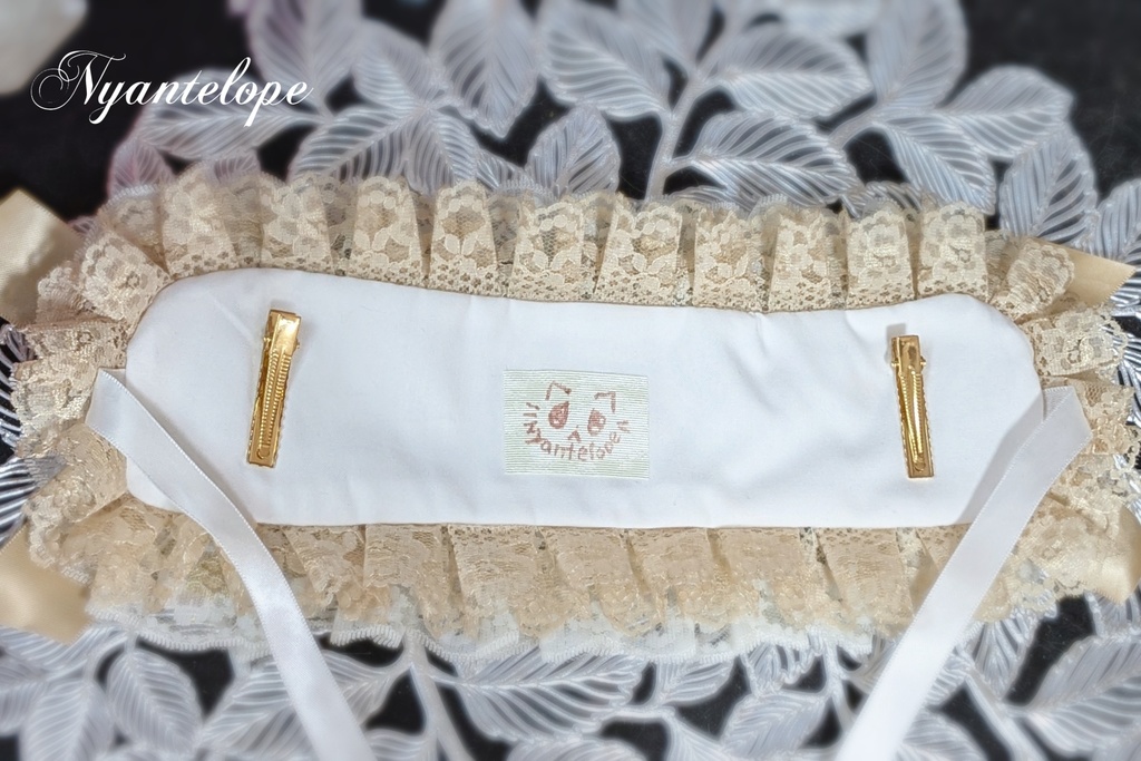 煌めきヘッドドレス【Nyantelope】 ロリィタ ロリータ クラロリ ヘッドドレス