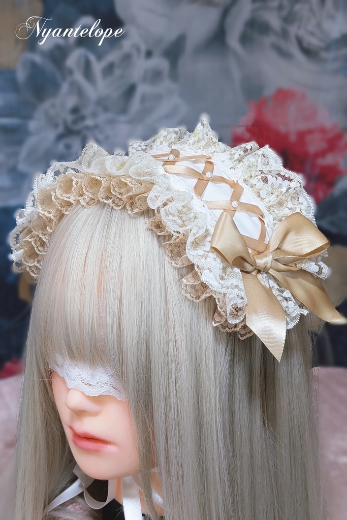 煌めきヘッドドレス【Nyantelope】　ロリィタ　ロリータ　クラロリ　ヘッドドレス