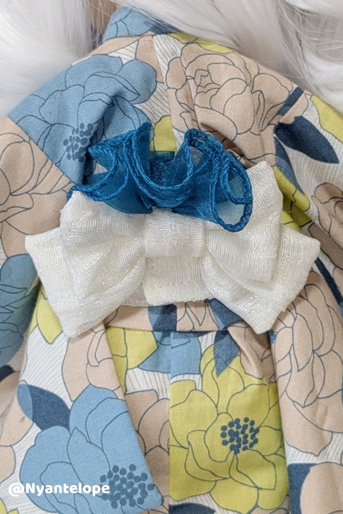 洋花のお嬢様浴衣(ピンク、イエロー)【Nyantelope】 MDD 浴衣 1/4 ドール