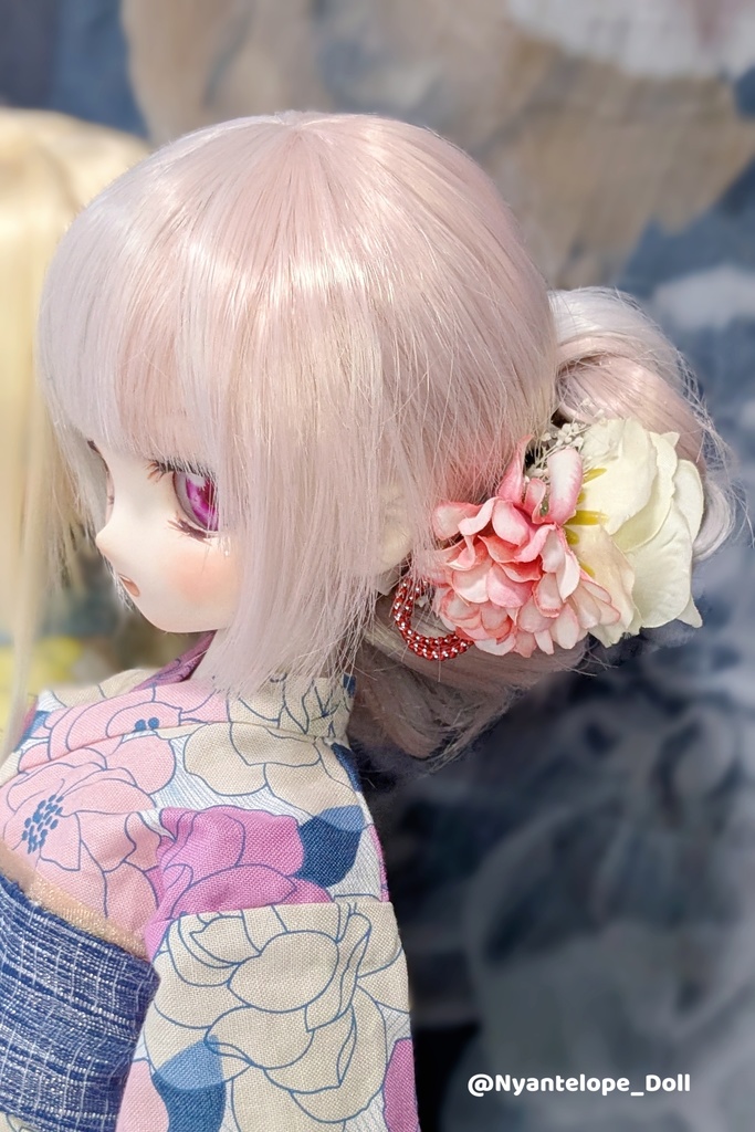 花髪飾り 【Nyantelope】 MDD ドール 浴衣