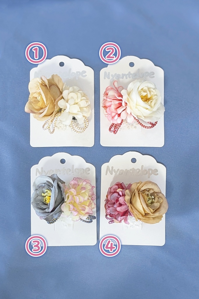 花髪飾り 【Nyantelope】 MDD ドール 浴衣