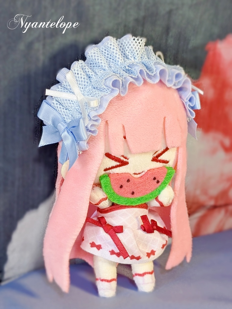 フリルカチューシャ(黒白、水色、ピンク)【Nyantelope】 ドール ぬいぐるみ MDD