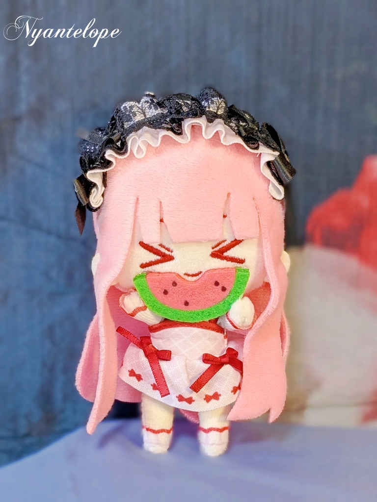 フリルカチューシャ(黒白、水色、ピンク)【Nyantelope】 ドール ぬいぐるみ MDD