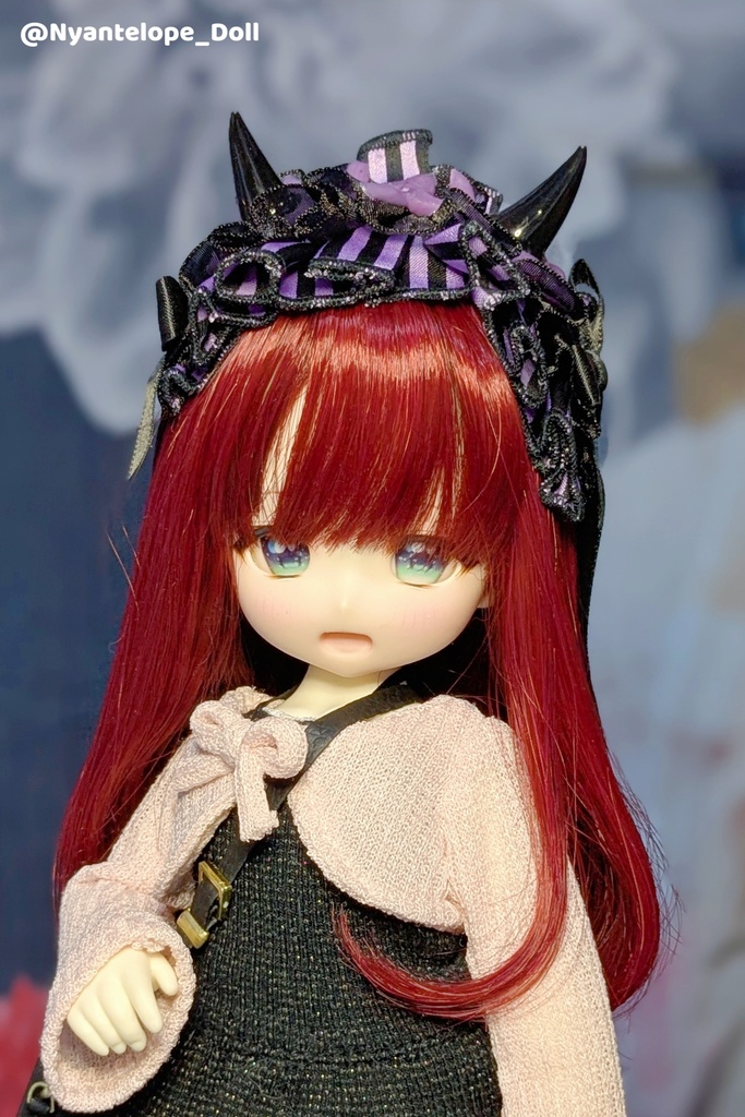 滴るデビルヘッドドレス 【Nyantelope】 MDD ドール ぬいぐるみ