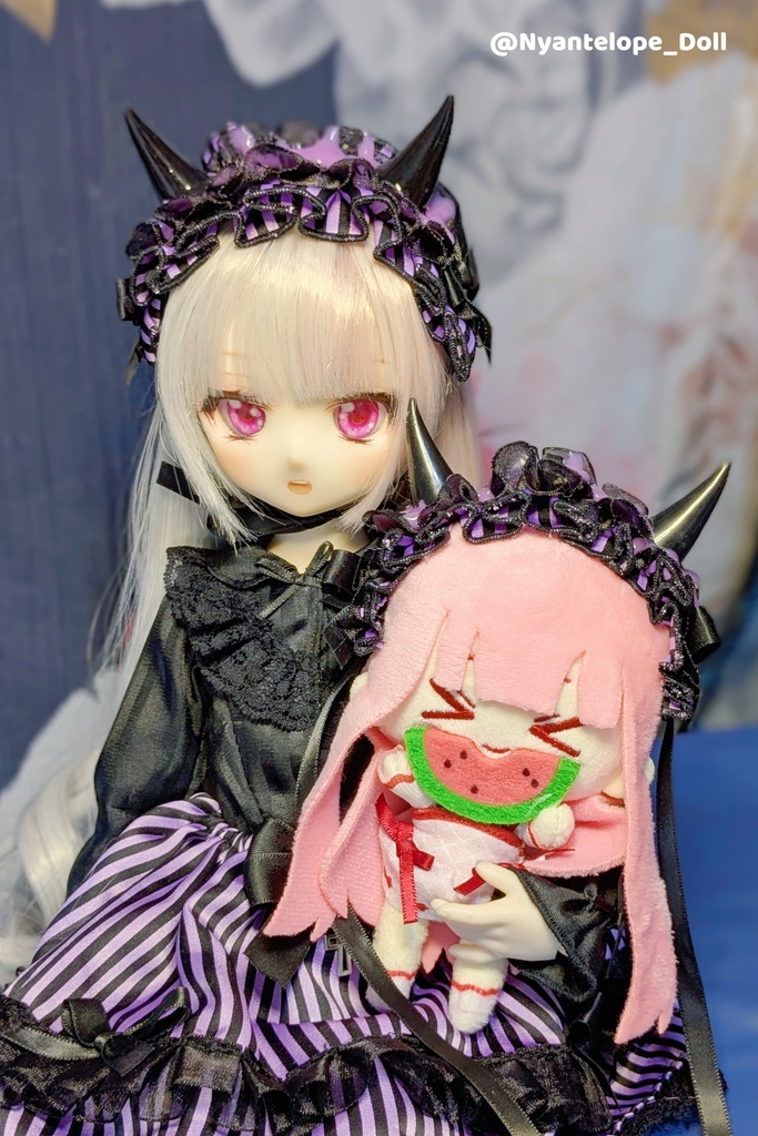 滴るデビルヘッドドレス 【Nyantelope】 MDD ドール ぬいぐるみ