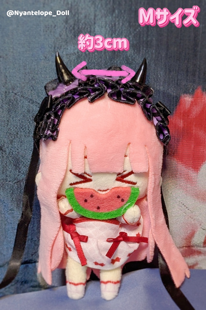 滴るデビルヘッドドレス 【Nyantelope】 MDD ドール ぬいぐるみ
