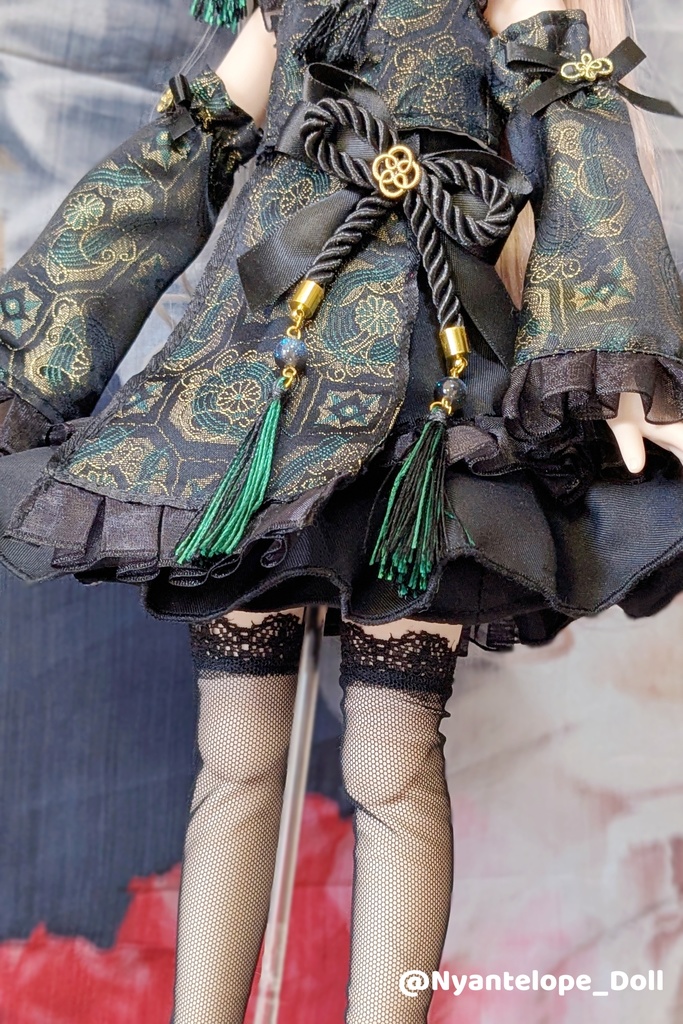 MDD チャイナロリィタちゃんセット、中華風お兄さんセット、羽扇子【Nyantelope】 imomodoll ロリィタ ロリータ チャイナ服