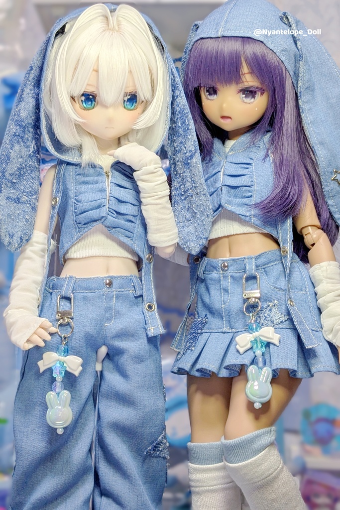 MDD デニムうさぎコーデ
