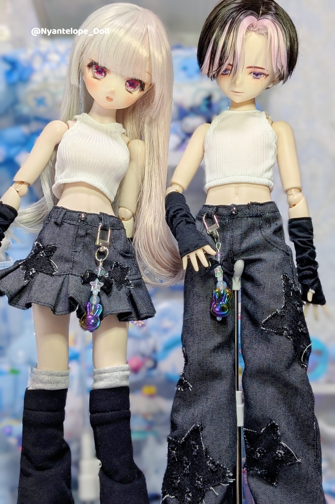 MDD デニムうさぎコーデ
