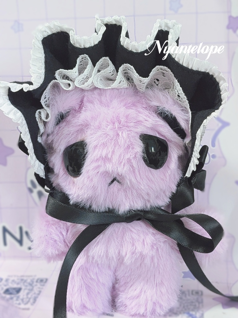 ワイヤー入りハーフボンネット(黒、白、赤) MDD DD ドール ぬいぐるみ