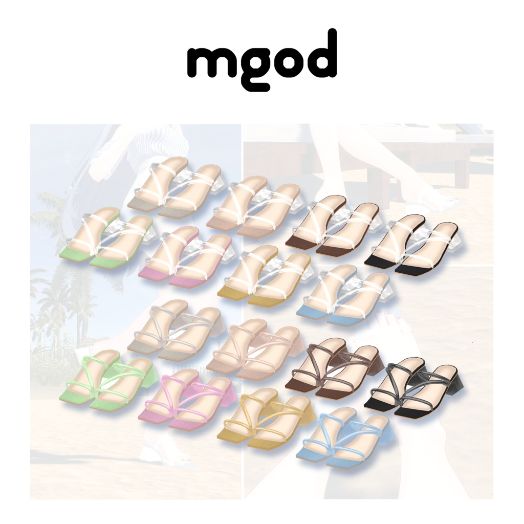 Clear Sandals for Kikyo