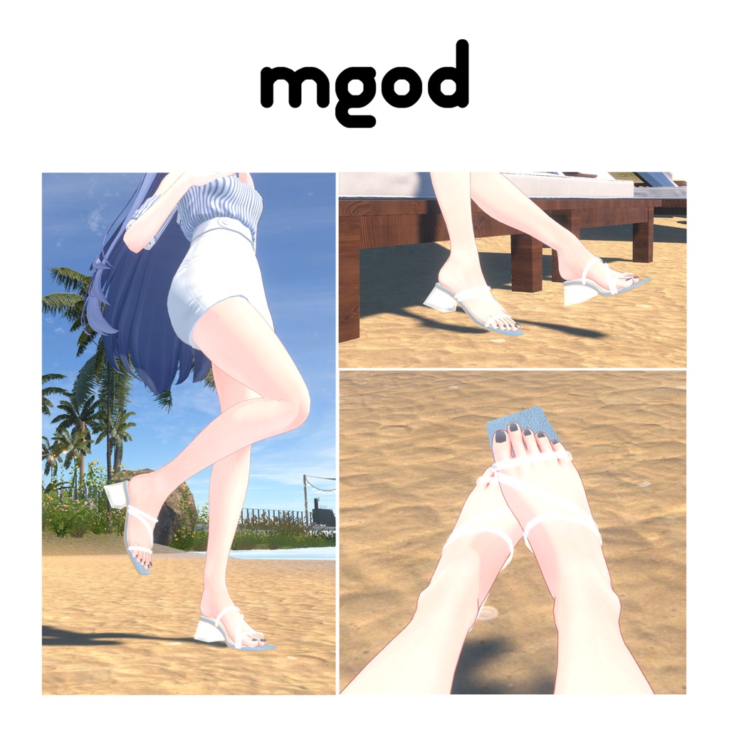 Clear Sandals for Kikyo