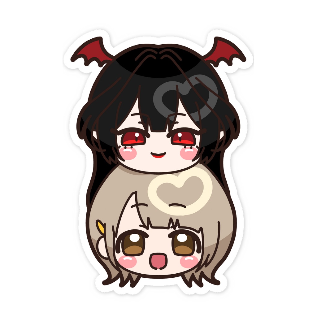 【ミキファン2周年】ミキ直筆❤ ミキちゃんずおまんじゅう スマホステッカー