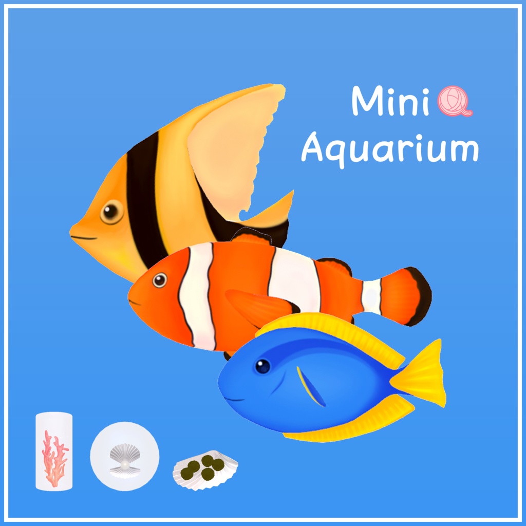 [VRChat|Udon] ミニ水族館 | Mini Aquarium