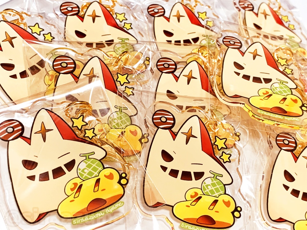 レッドエルマアクリルキーホルダー(回復剤はメンテまでver.)