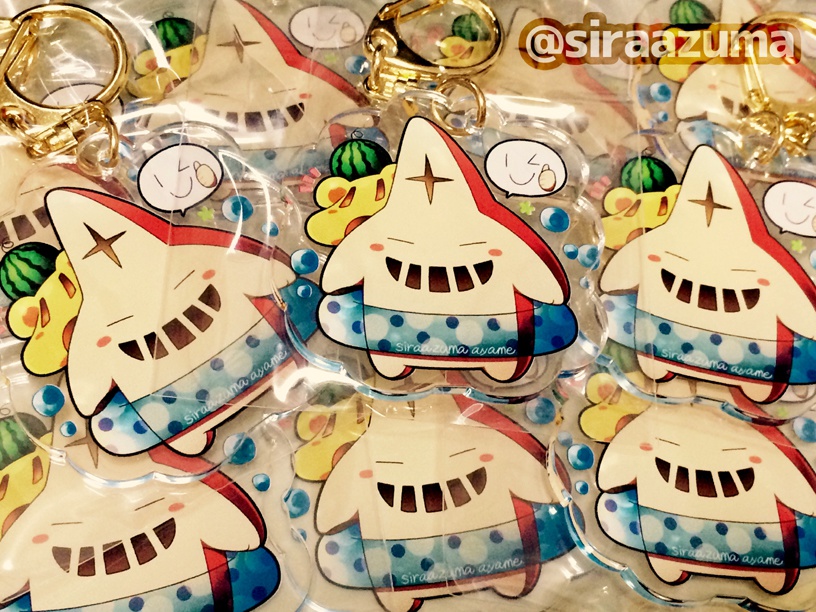 レッドエルマアクリルキーホルダー(夏ver.)