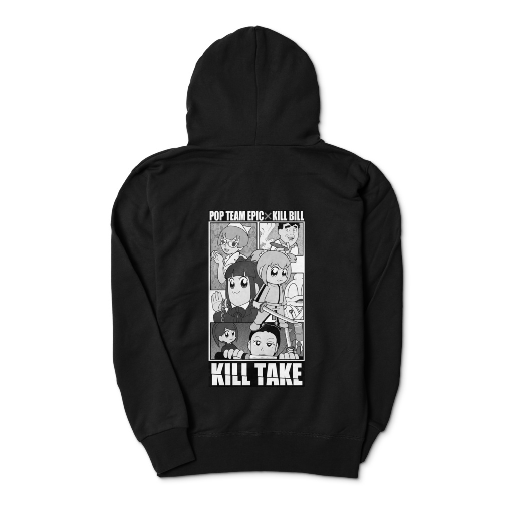 【ジップパーカー】キル・タケ DC ver.【ポプテピピック×KILL BILL】