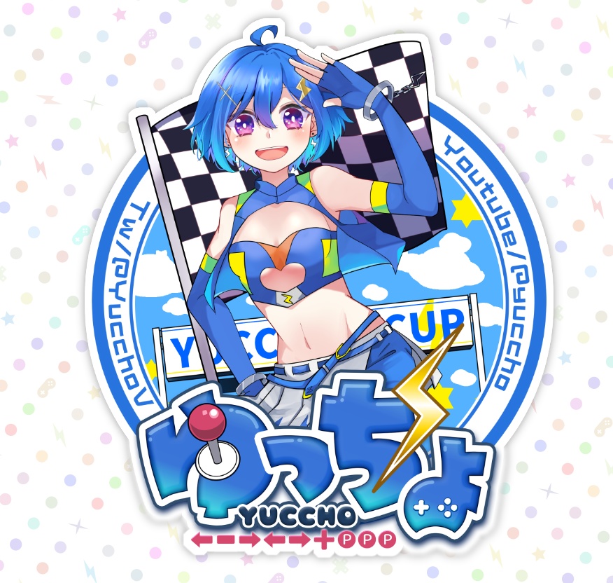 レースクイーンゆっちょ 屋外対応ステッカー