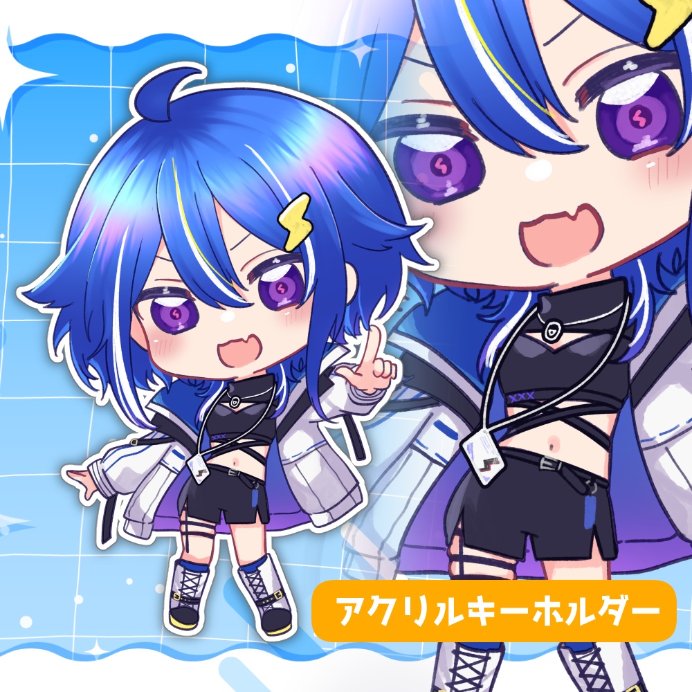 ゆっちょVer.3 デフォルメ アクリルキーホルダー