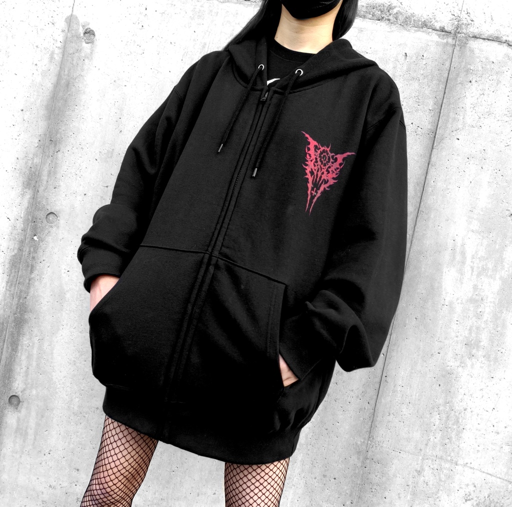SUICIDAL♡DREAMER zip hoodie