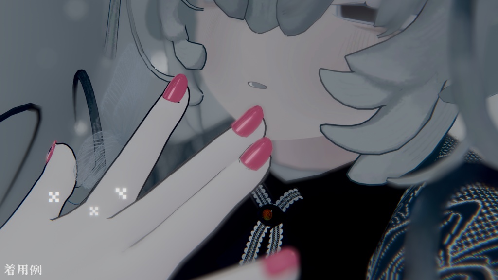 【ペティニィ専用】素手風テクスチャ&ネイルチップ