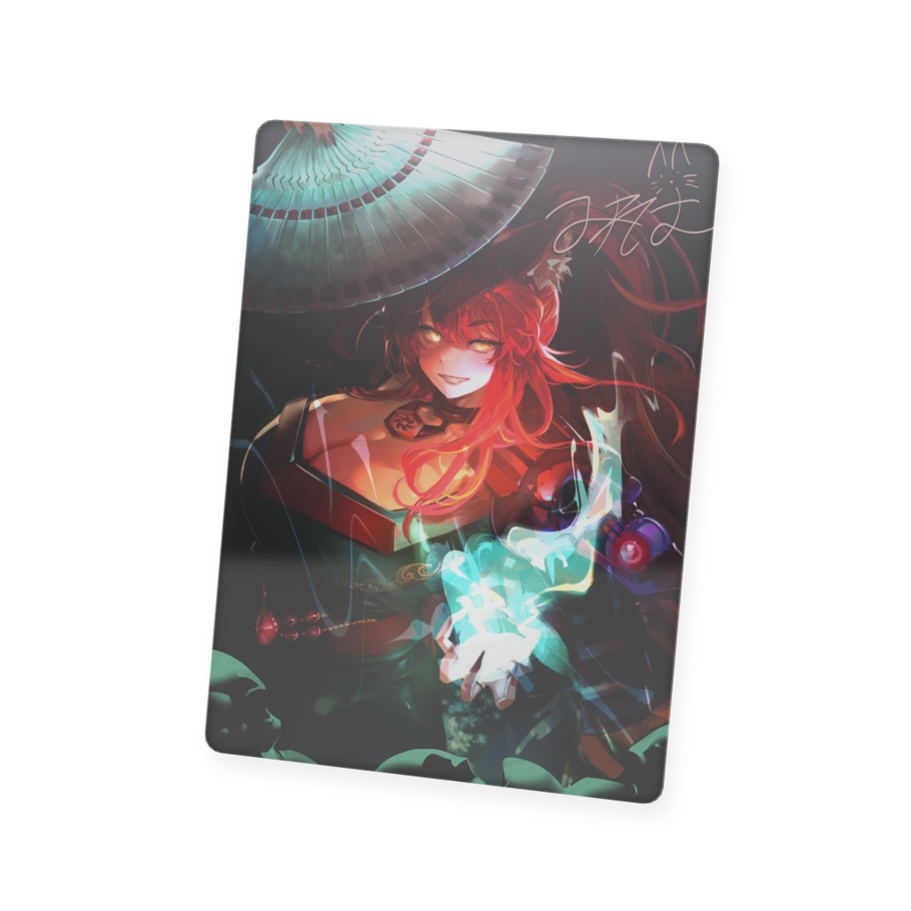 【VTuber活動6周年記念】プラスチックカード「煩悩大業厭離穢土」【小説から生まれた仙神妖狐VTuberミレハ】