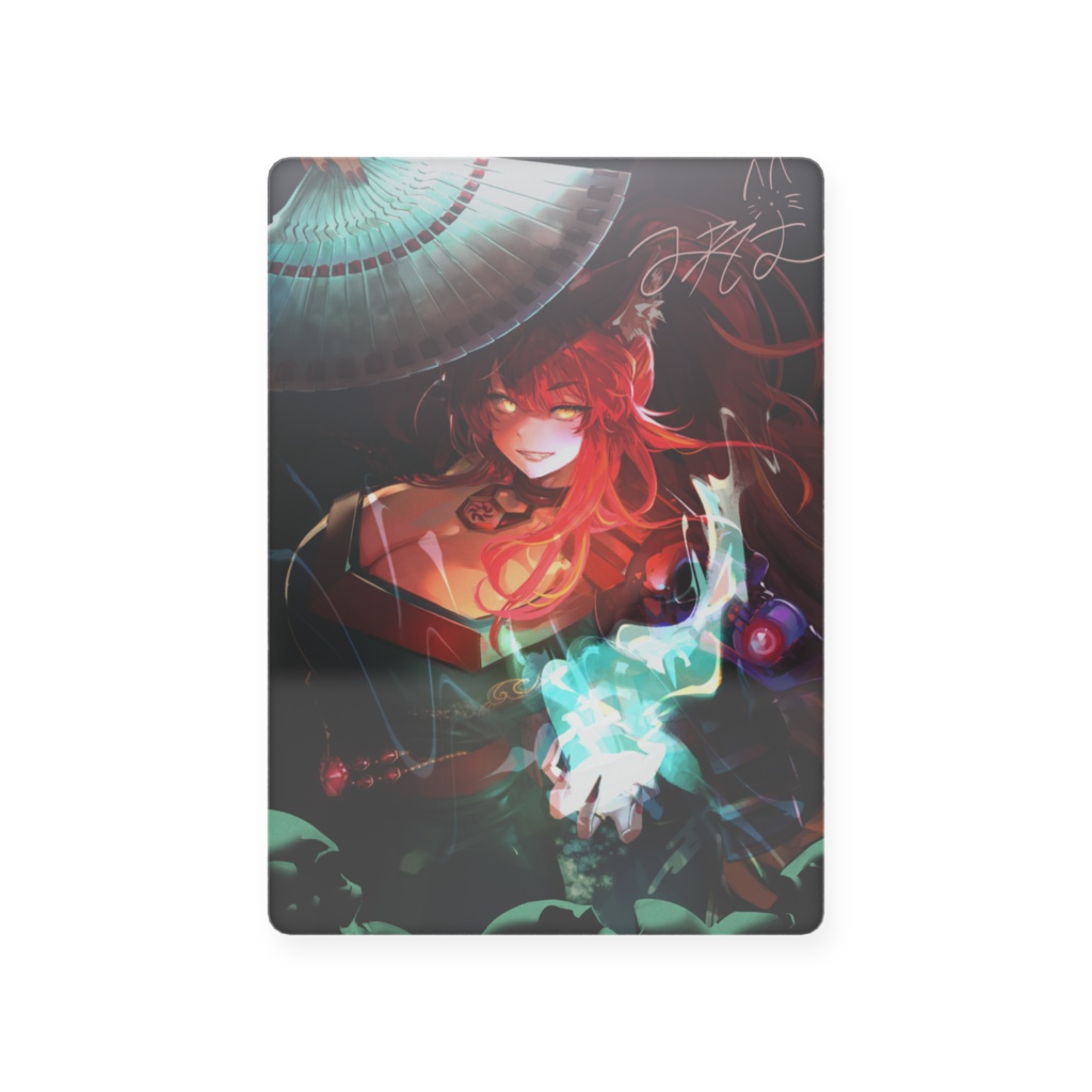 【VTuber活動6周年記念】プラスチックカード「煩悩大業厭離穢土」【小説から生まれた仙神妖狐VTuberミレハ】