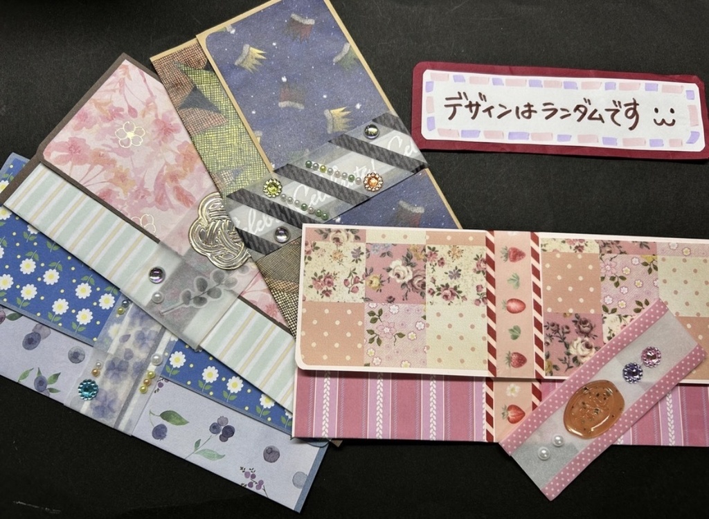 ハート型メモシール heart shape stickers