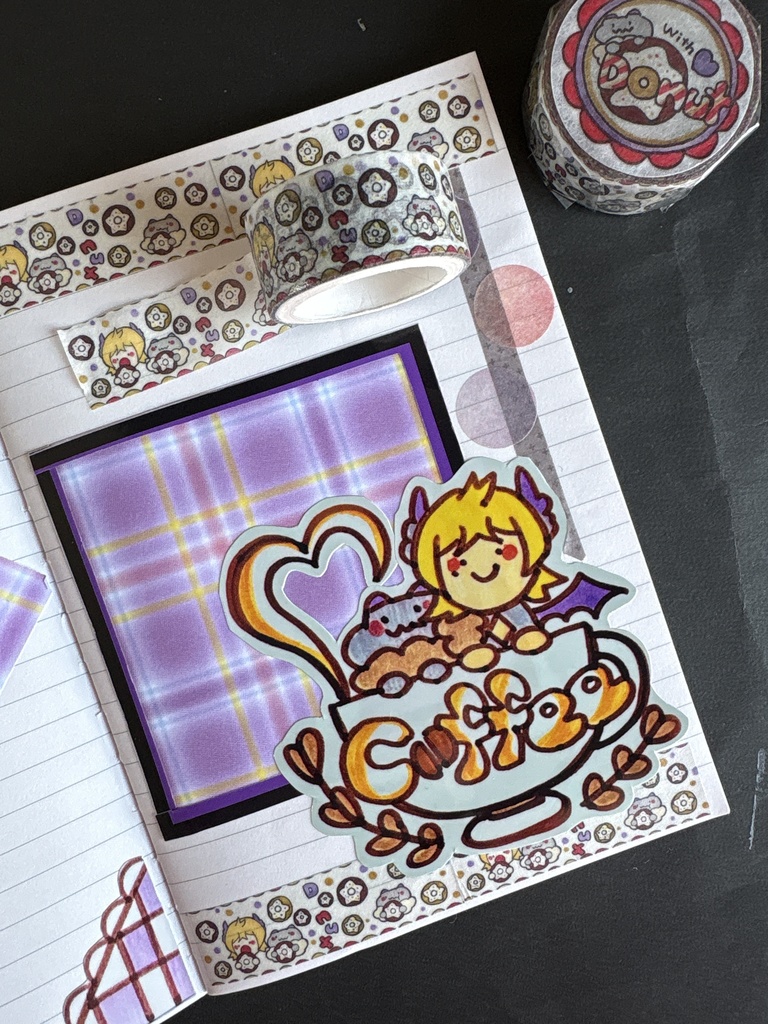 【非公式】メモ帳セット(マステ)/memo notebook set2(FSP EN Zander Netherbrand)